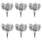 Brown & White Flocked Pinecone Stem Bundle, 6ct.